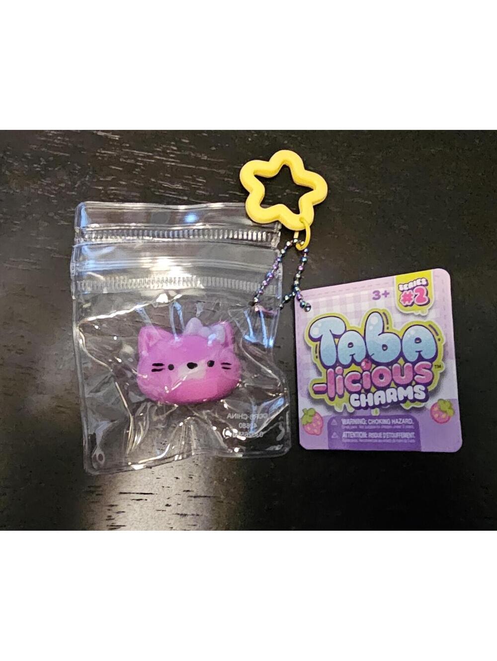 Taba licious charms Keychain squishy new rare HTF pink kitty